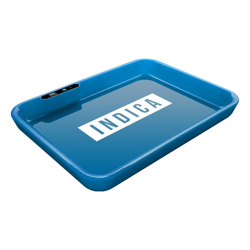 [914030] Dope Trays x Indica  - Blue background white logo