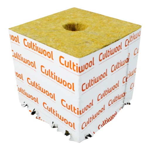 [CUL666] Cultiwool 6" x 6" x 6" Block w/ Optidrain (48 Block/Case)