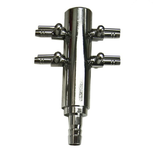 [861104] Chrome Air Divider 4 Outlet