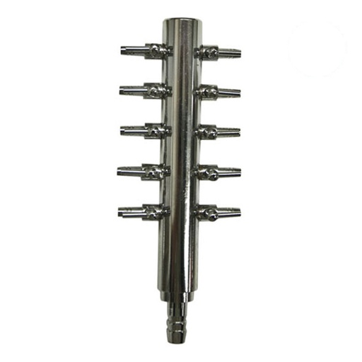 [861110] Chrome Air Divider 10 Outlet