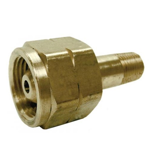 [878555] CGA-555 to 1/4" MNPT Adapter Fitting (Nut & Nipple)