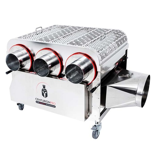 [777135DW] CenturionPro Stainless Steel 3.0 Hybrid Trimmer w/ Electropolished Tumblers (Dry/Wet)