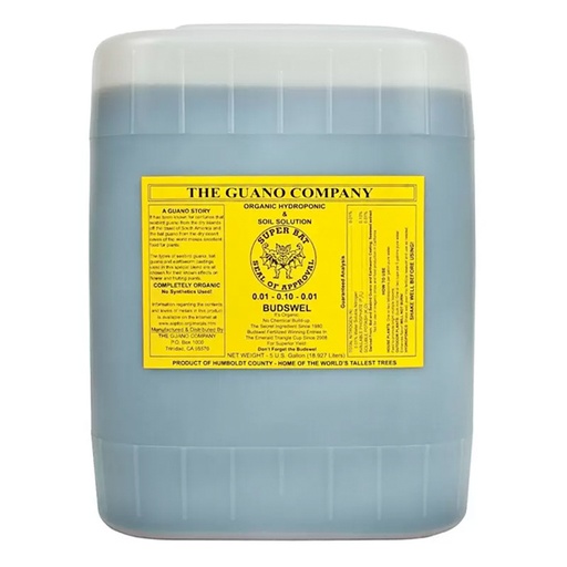 [BUDSWEL-ORG-5GAL] Budswel Liquid Organic 5 Gallon (NOT FOR SALE IN CA)