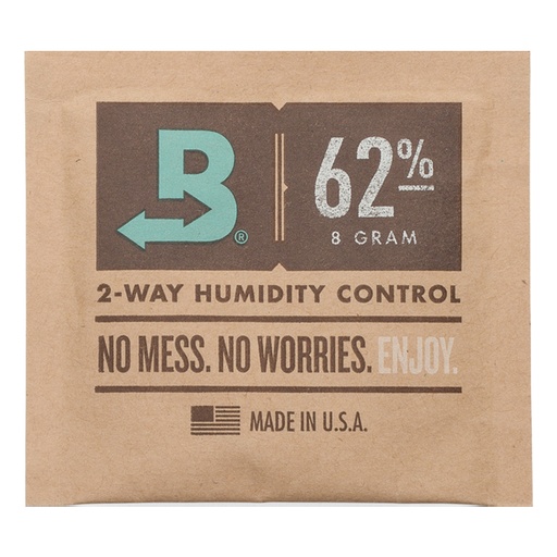 [MB62-08] Boveda 2-Way Humidity Control Pack 62% RH 8g (300pcs/Case)