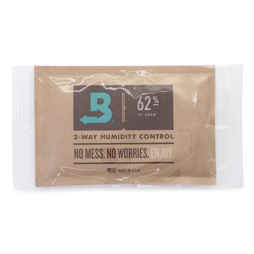 [MB62-67-OWB] Boveda 2-Way Humidity Control Pack 62% 67g Individually Wrapped (100pcs/Case)