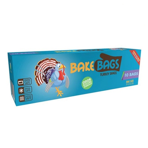 [788610] Bake Bags Heavy Duty Turkey Bags 5 Gallon (10 Pack)