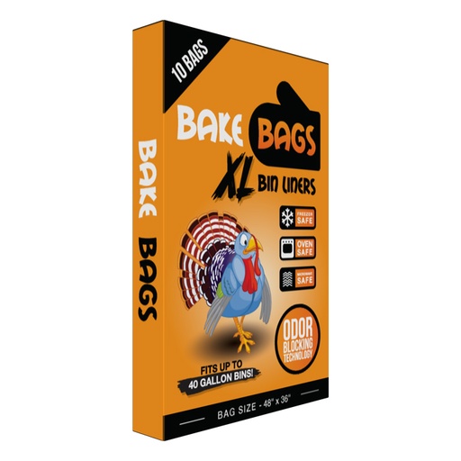 [788300] Bake Bags Bin Liners 48in x 36in (10 Pack)