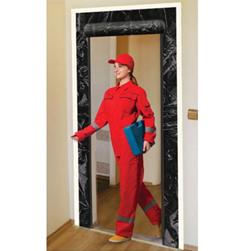 [777005] Adhesive Zipper Door 40in x 86in