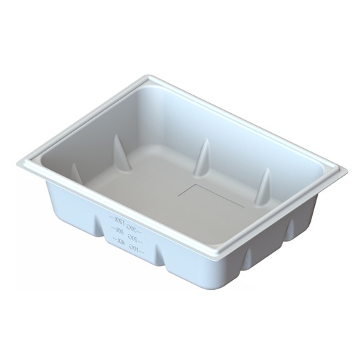 [069652] 50 Gallon Reservoir, White, Rectangle
