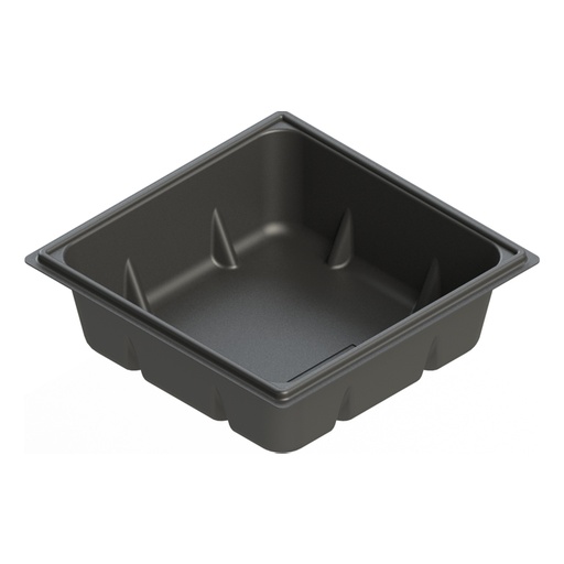 [069552] 50 Gallon Reservoir, Black, Square