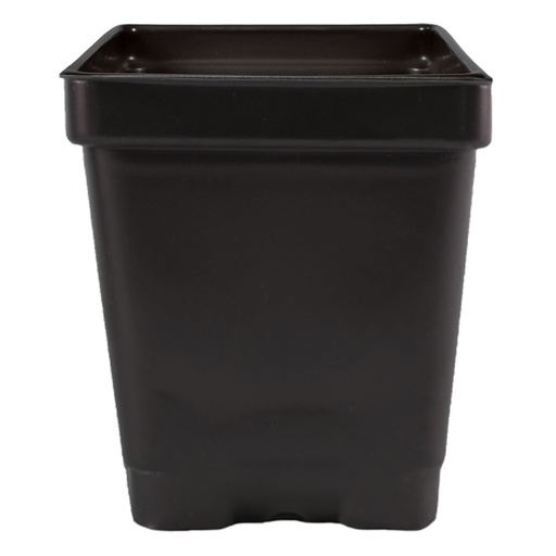 [907305] 3.25'' x 3.25'' x 3.5'' 0.5qt Square Pot