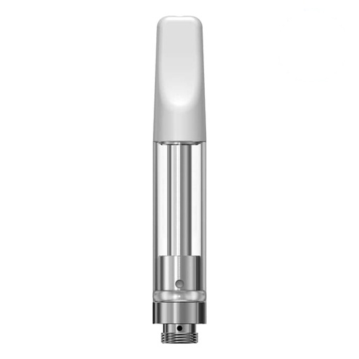 [180022] 1ml White Ceramic Cartridge w/ 1.6mm inlet (1-piece)