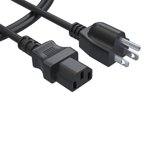 [801608] 16 Gauge 120V Power Cord 8'