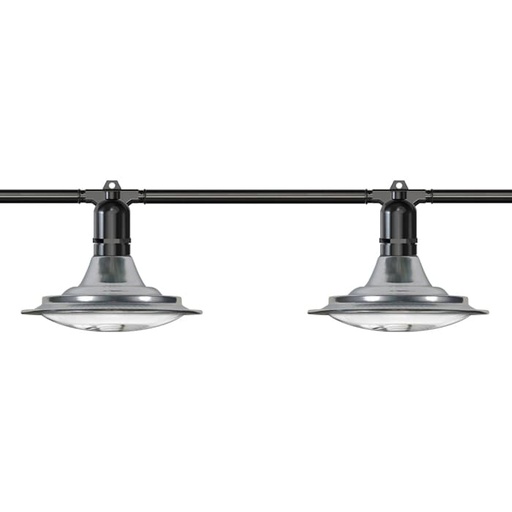 [Q-756025] **REFURBISHED** 25' Greenhouse Expandable String Lights 14AWG w/ 12W LED 6500K Grow LED Bulbs (6 bulbs)