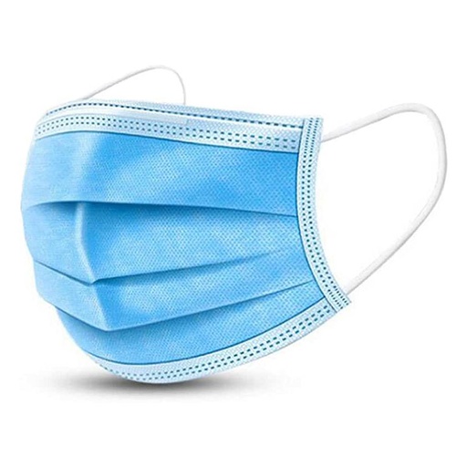 [201922] Disposable Face Mask 3 Layers BFE 95% (50-pack) FDA Approved