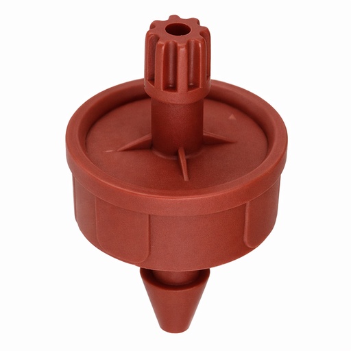[210508B] GROW1 Pressure Compensating Junior Dripper w/ LCNL 2.0GPH Red/Red (250pcs/Pack)