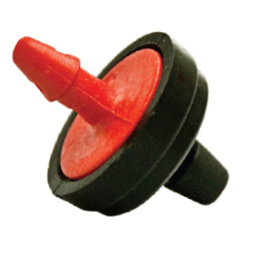 [252505] GROW1 Pressure Compensating Dripper 0.5GPH Black/Red (25pcs/Pack)