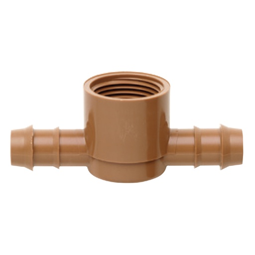[32500-004708] Netafim 17mm Combination Tee 2-Way Insert x 3/4in FPT (10pcs/Bag)