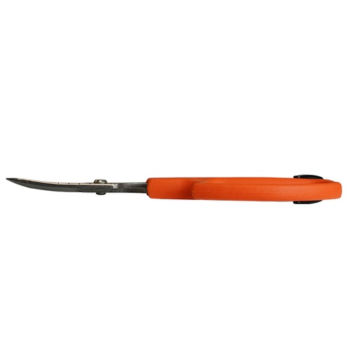 [553460] Saboten Stainless Steel Curved Blade Automatic Trimming Scissors Orange (PT-20)