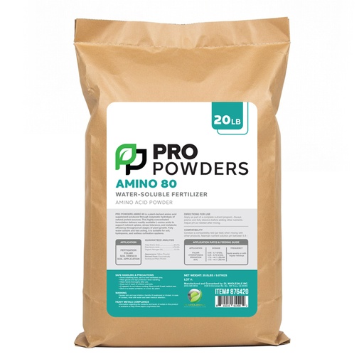[876420] Pro Powders Amino 80 (Amino Acid Powder) 20lbs
