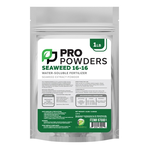 [876601] Pro Powders Seaweed 16-16 (Seaweed Extract Powder) 1lb
