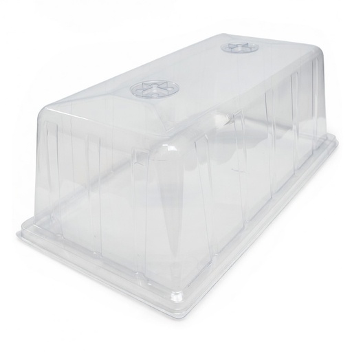 [912557] GROW1 8” Humidity Propagation Dome w/ Vents (10" x 20" x 8.25")