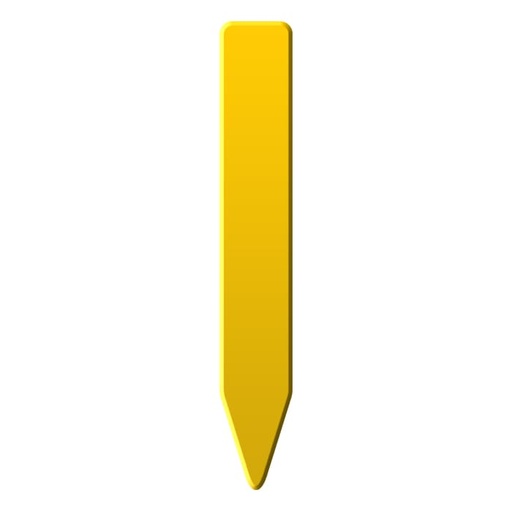 [990024] Grow1 Plant Stake Labels Yellow (1000 pieces)