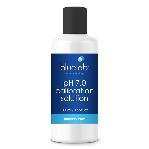 [BLPH7500BL] Bluelab pH 7.0 Calibration Solution 500ml (Michigan Only)