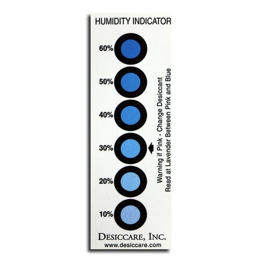 [D1-HIC6DOT] Integra Boost Humidity Indicating Cards 10-60% (10pcs/Pack)