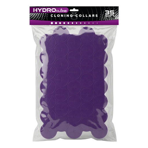 [EC-672035-PP] Hydro Clone Cloning Collars Purple Soft (35pcs/Pack)