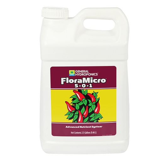 [HGC718130] General Hydroponics FloraMicro 2.5 Gallon