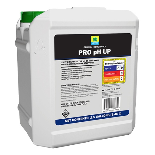[HGC722004] General Hydroponics PRO pH Up 2.5 Gallon
