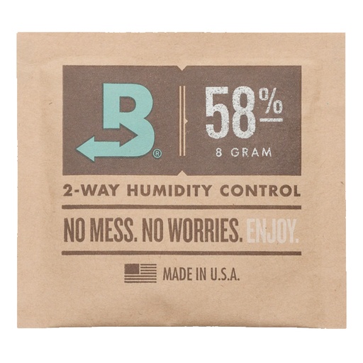[MB58-08] Boveda 2-Way Humidity Control Pack 58% RH 8g (300pcs/Case)